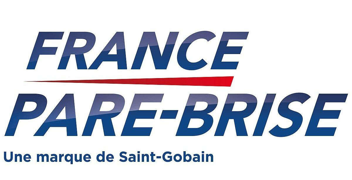 Logo de France Pare-Brise, une marque de Saint-Gobain.