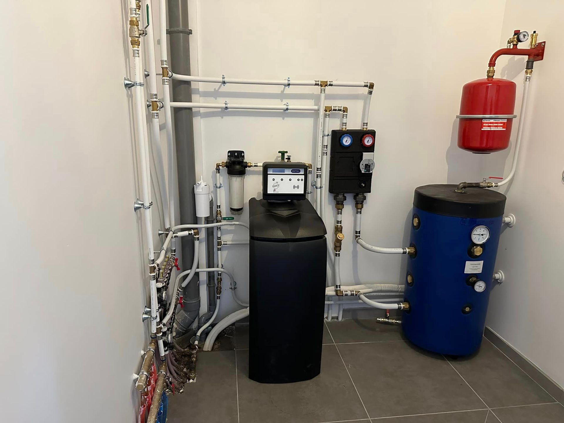 Pose d'un cumulus pour l'eau chaude