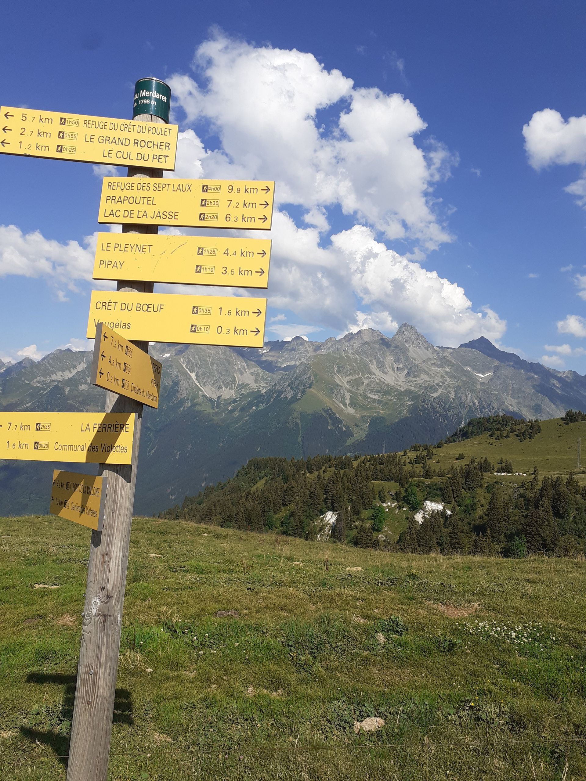randonnée en Isère Massif de Belledone, août 2024