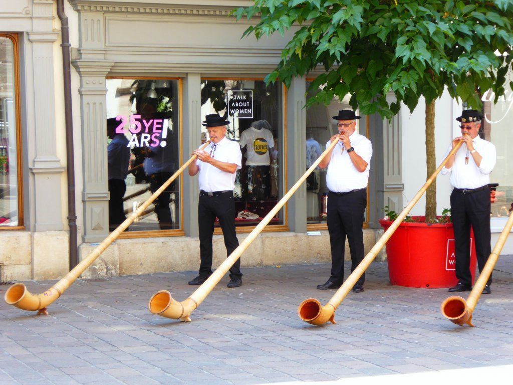 1. August in Rheinfelden Nordwestschweiz