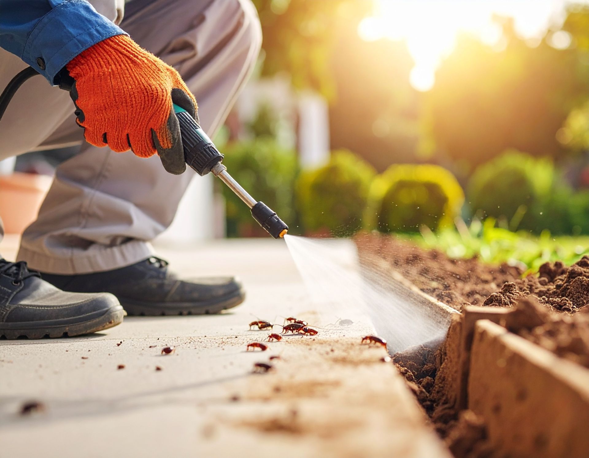 Un traitement de termites.