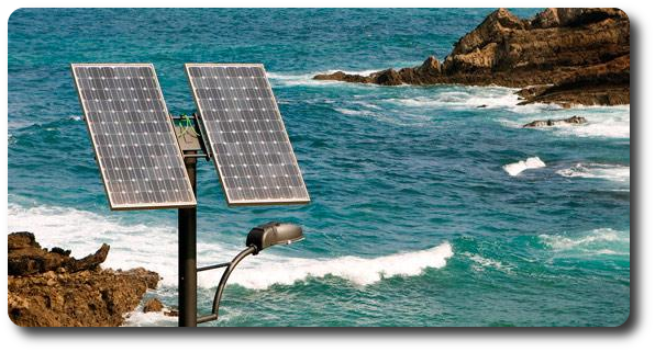 Panneaux solaires mer