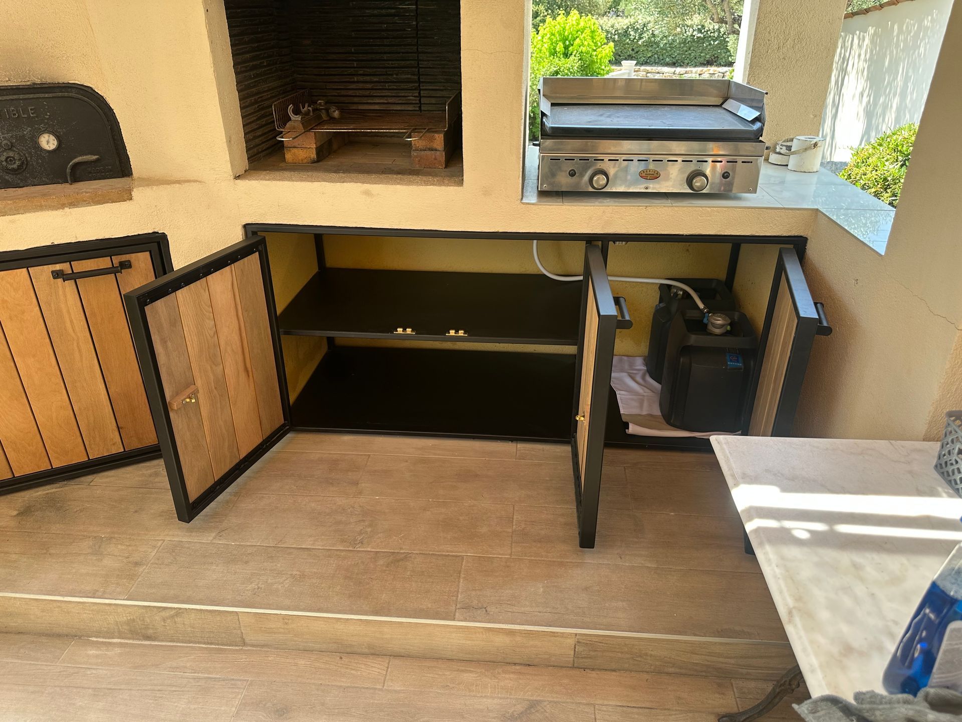 Meubles cuisine extérieure ouverts