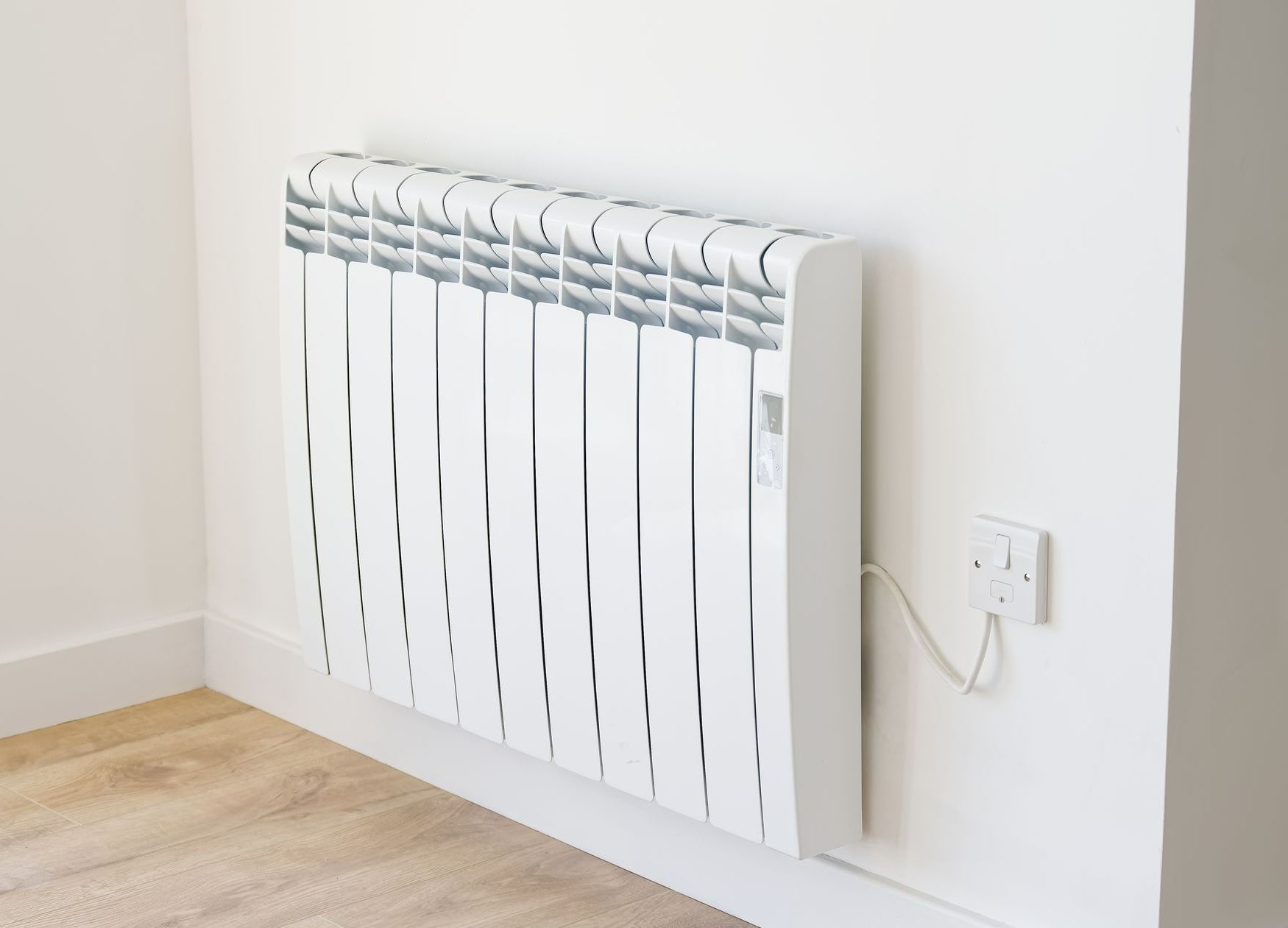 Radiateur électrique branché