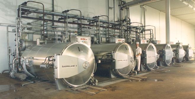 6 roterende Steriflows geleverd in 1994