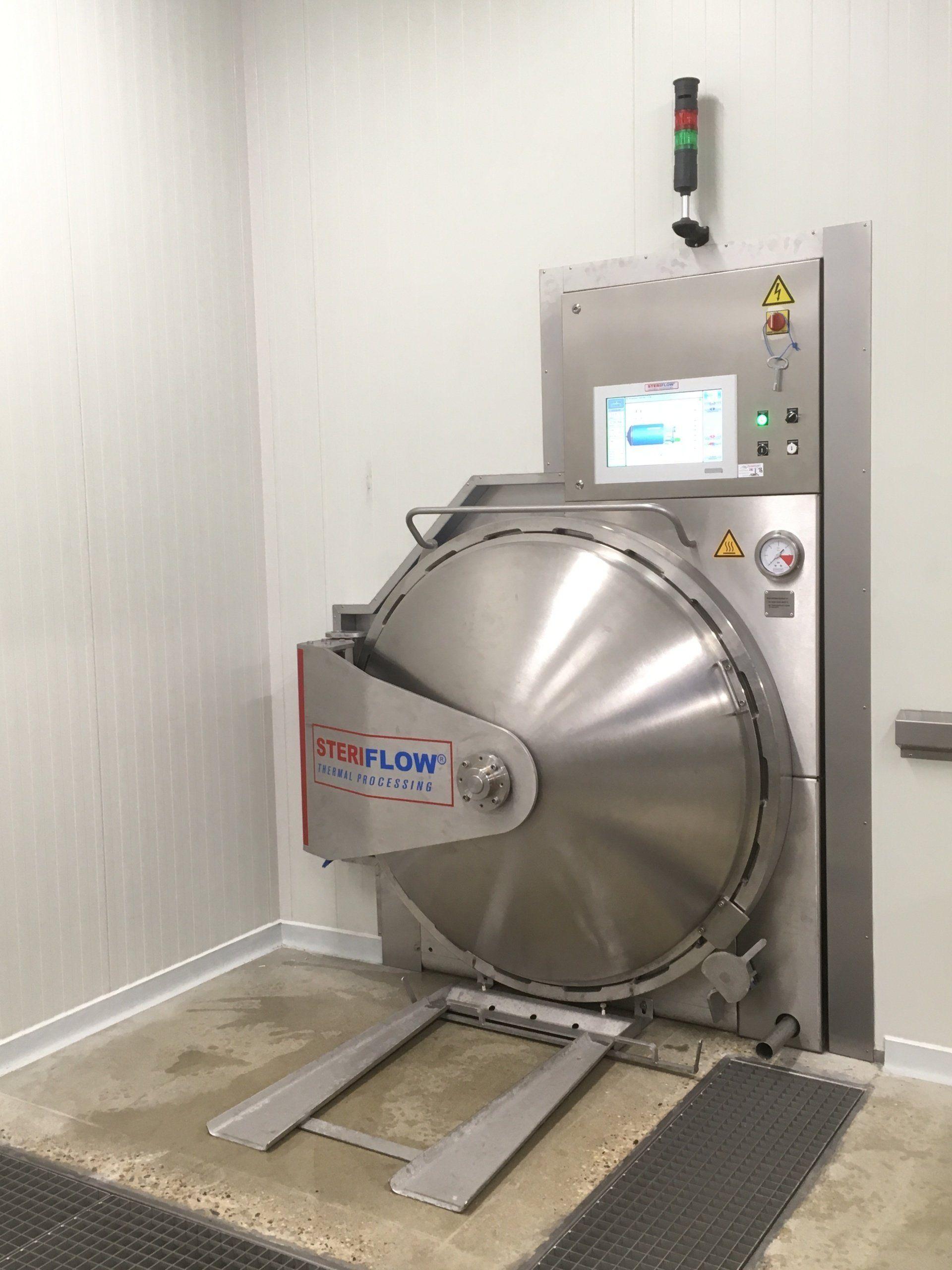 Steriflow ingebouwd in wand