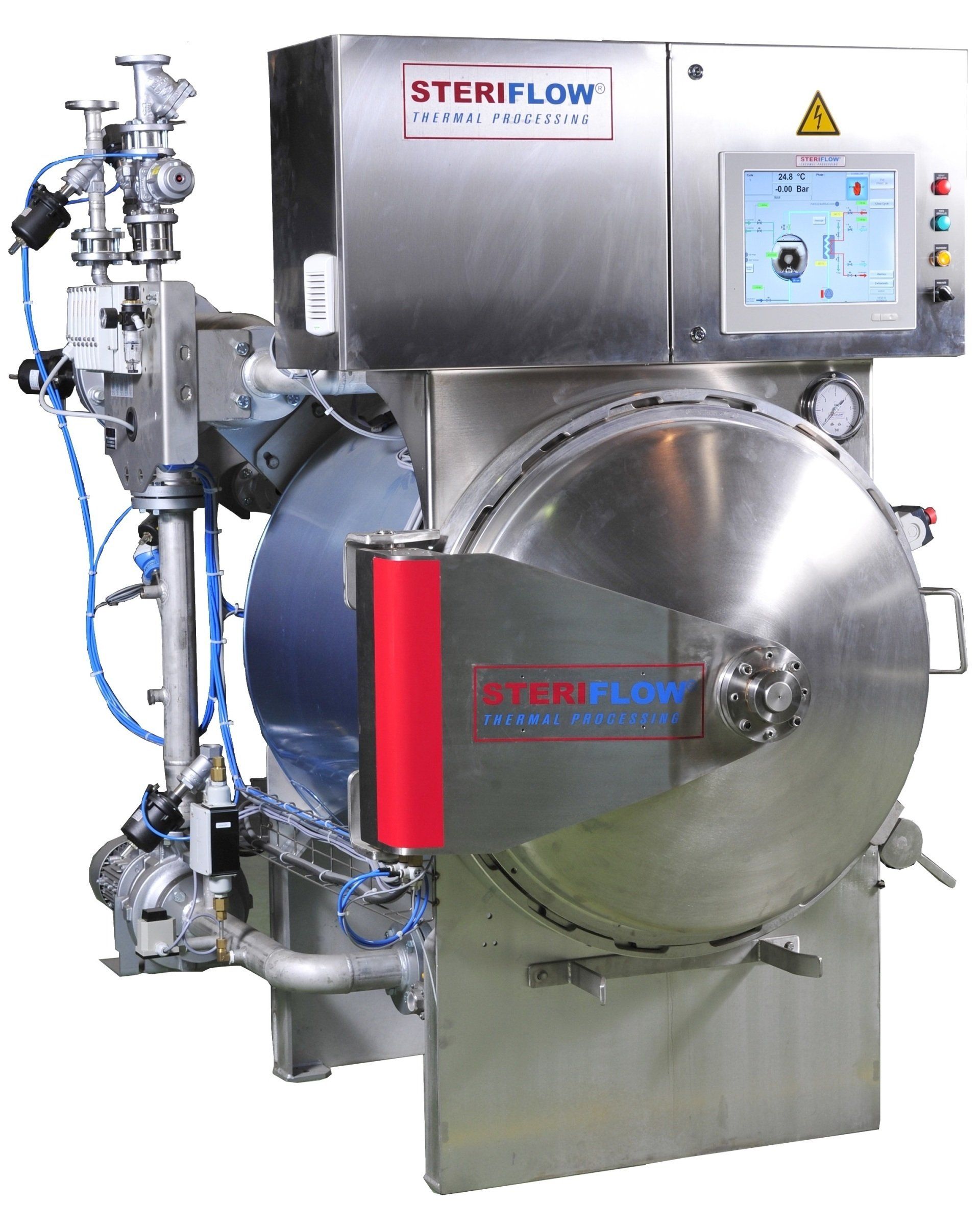 Steriflow voor simulatie van autoclaaf processen statisch en roterend.