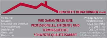 Logo von den Ronchetti Bedachungen