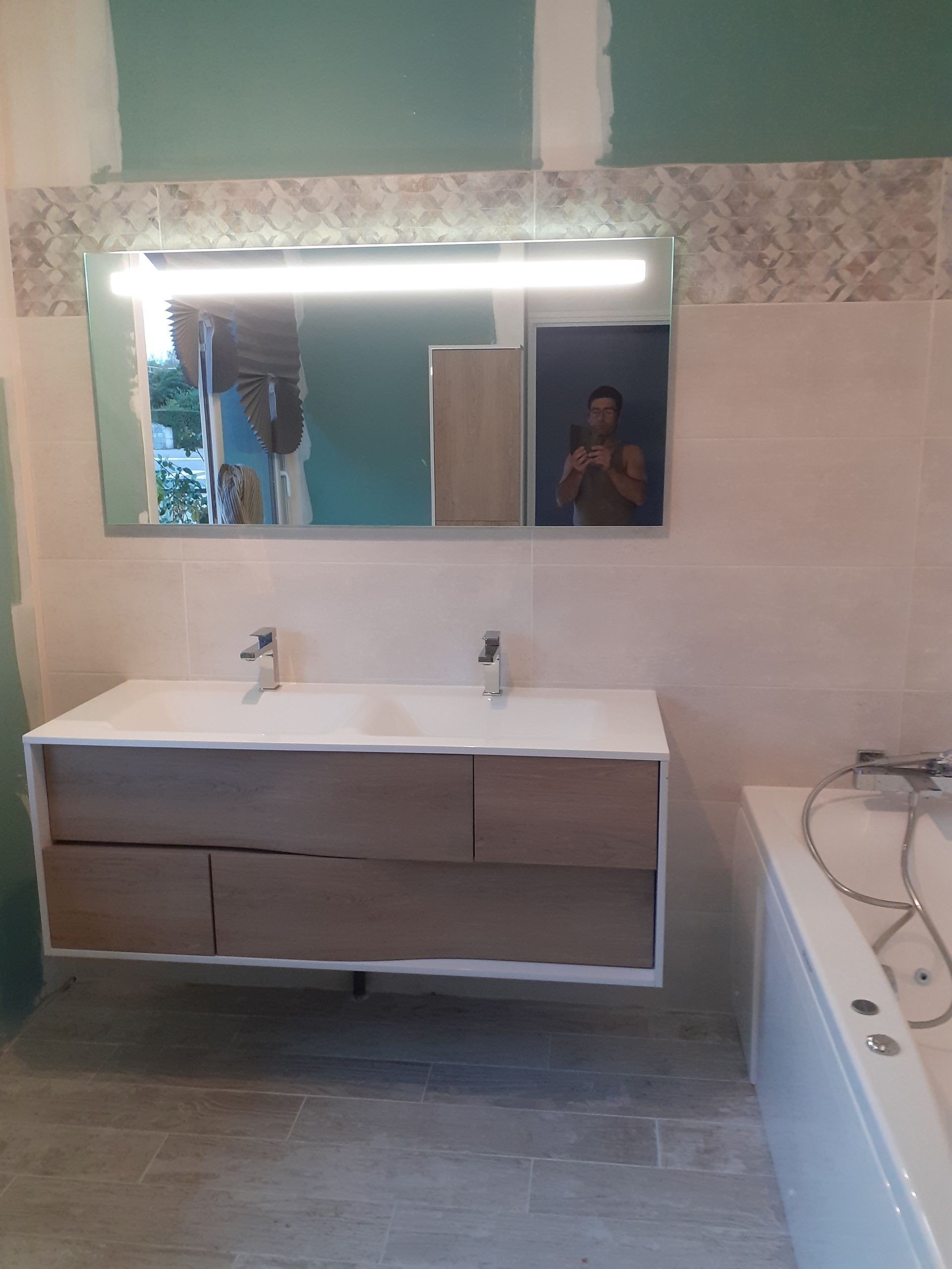 Projet de salle de bains rénovée 1