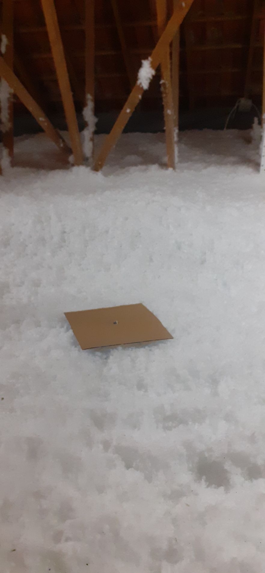 Mesure pour la couche d'isolation par soufflage dans les combles 4