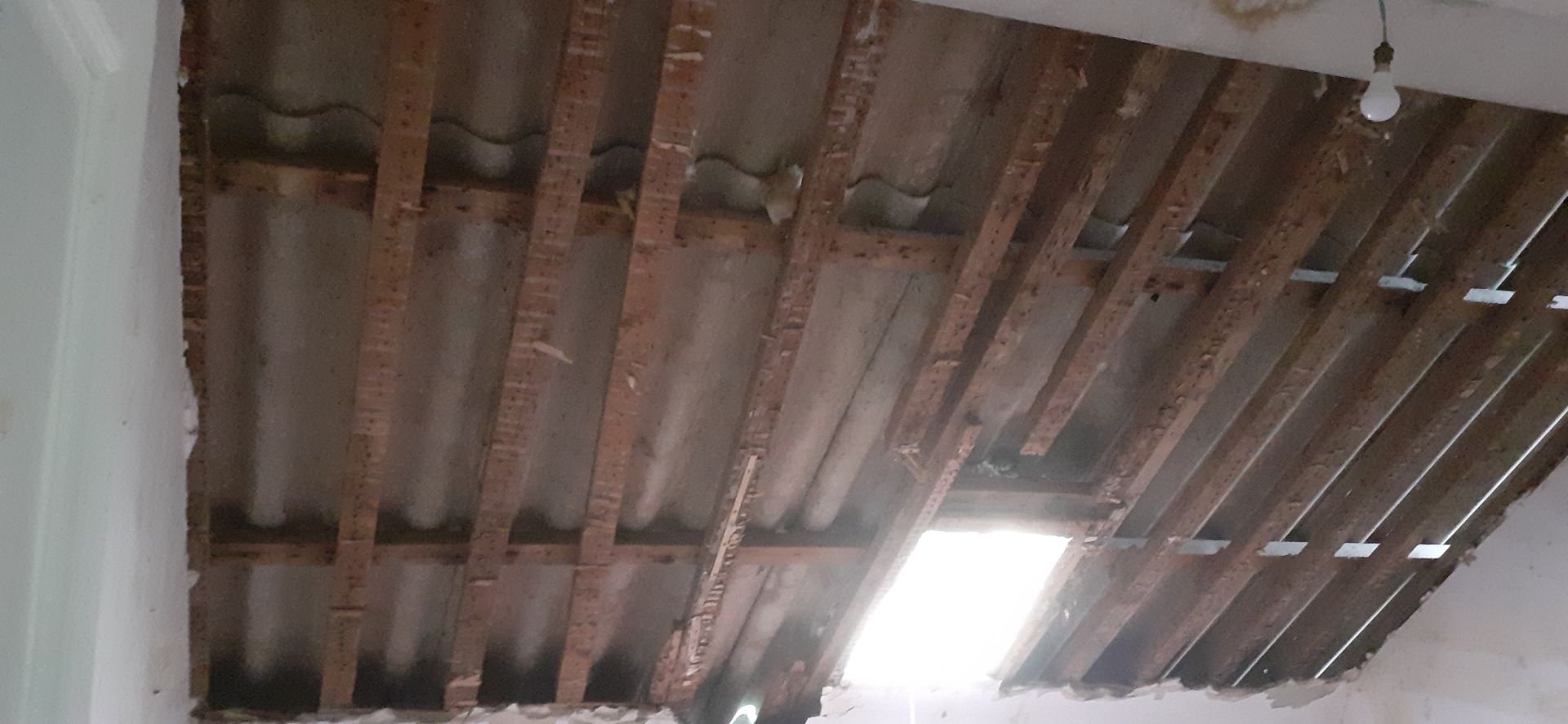 Rampants et fenêtre avant travaux 2