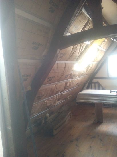 Isolation des rampants de combles