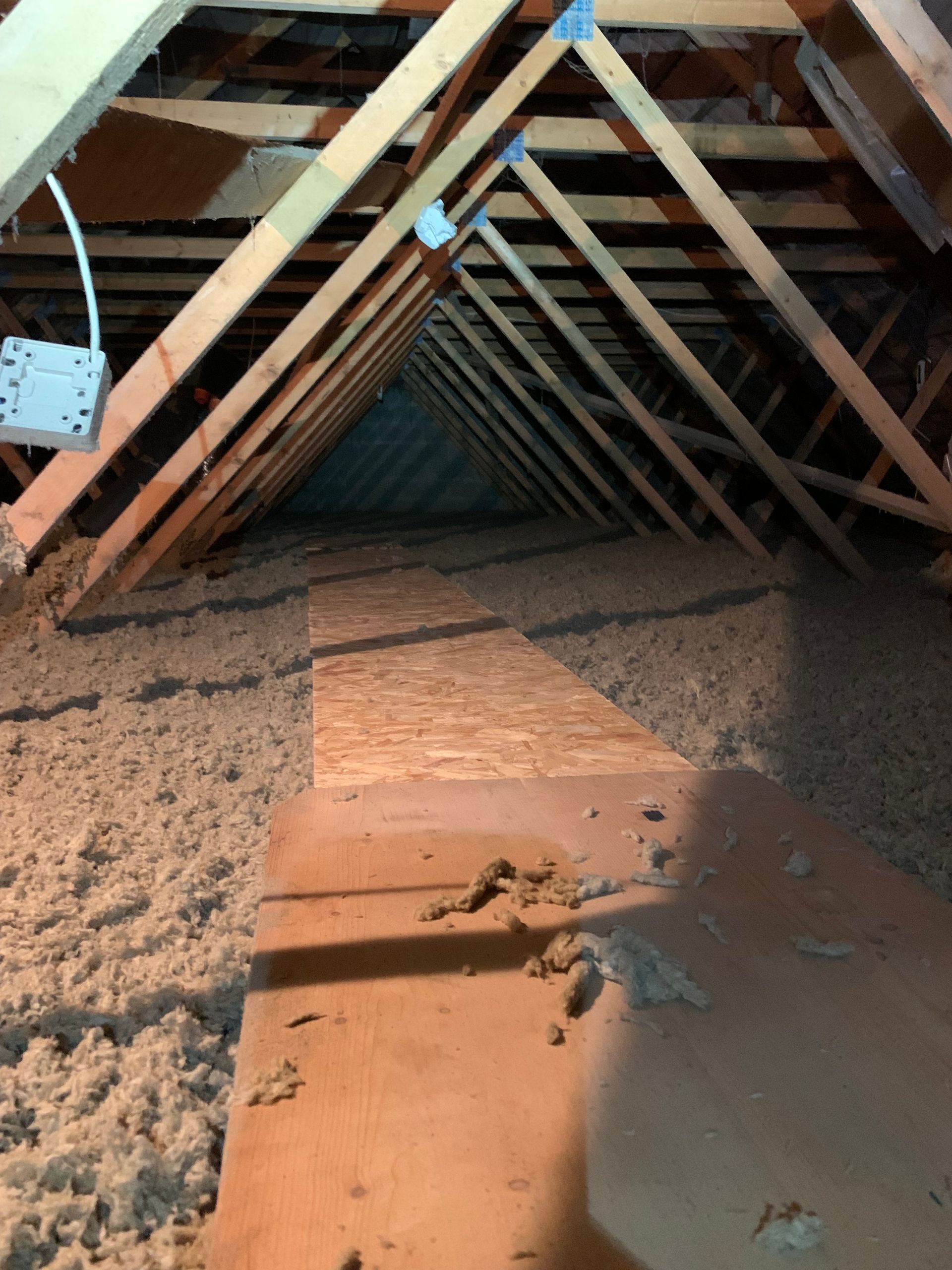 Isolation de combles par soufflage 3