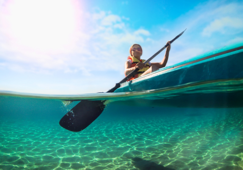 women kayaking in the florida keys