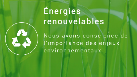 Énergies renouvelables