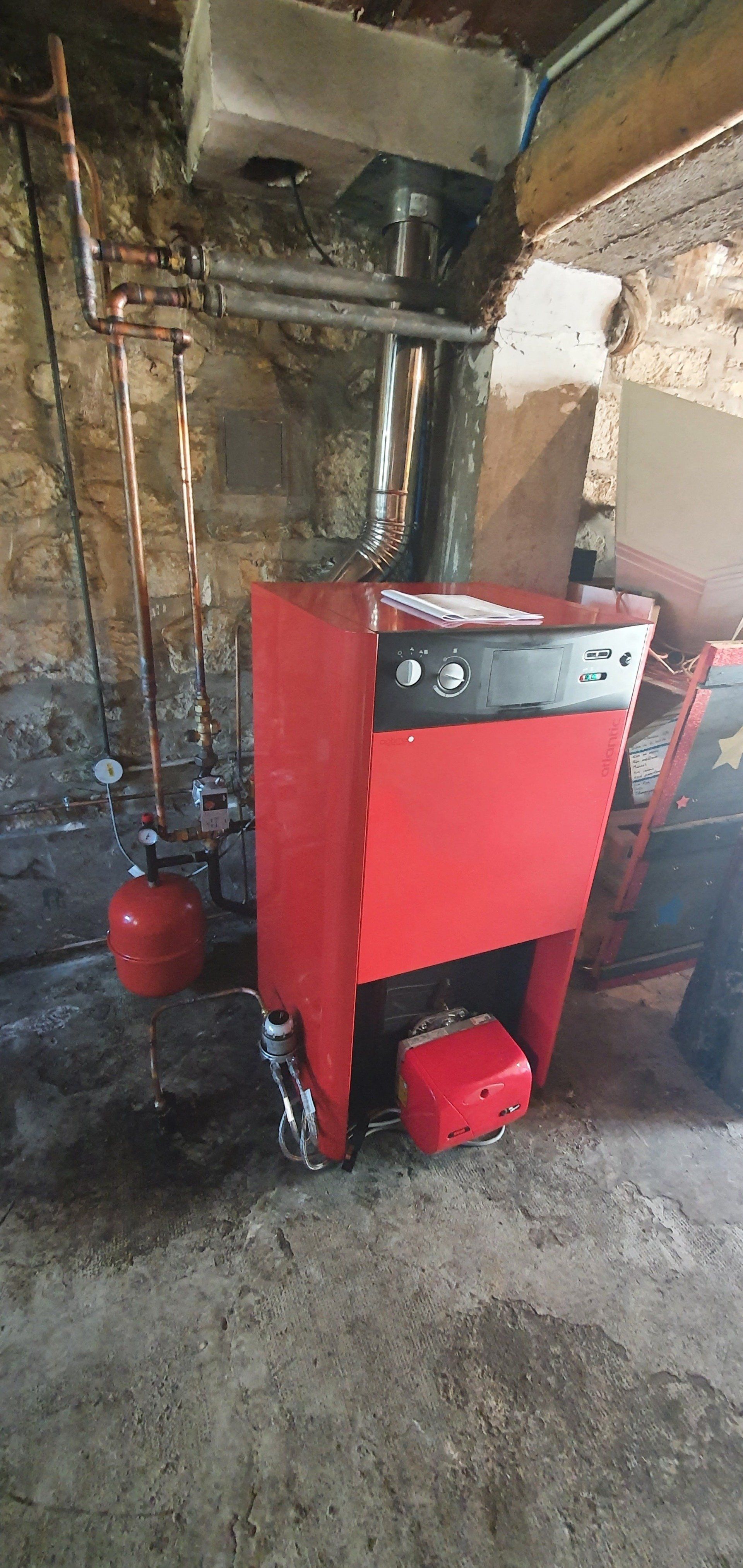 Pose de chaudière au fioul