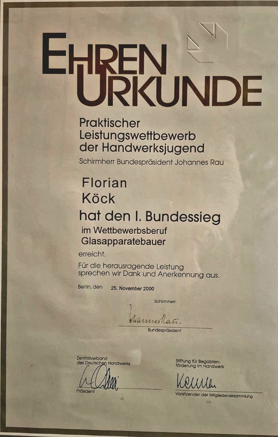 zertifikat