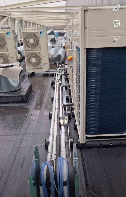 Installation électrique d'un système de climatisation