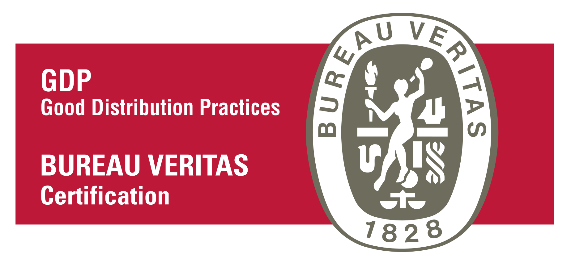 Marca de certificación de Bureau Veritas con el texto