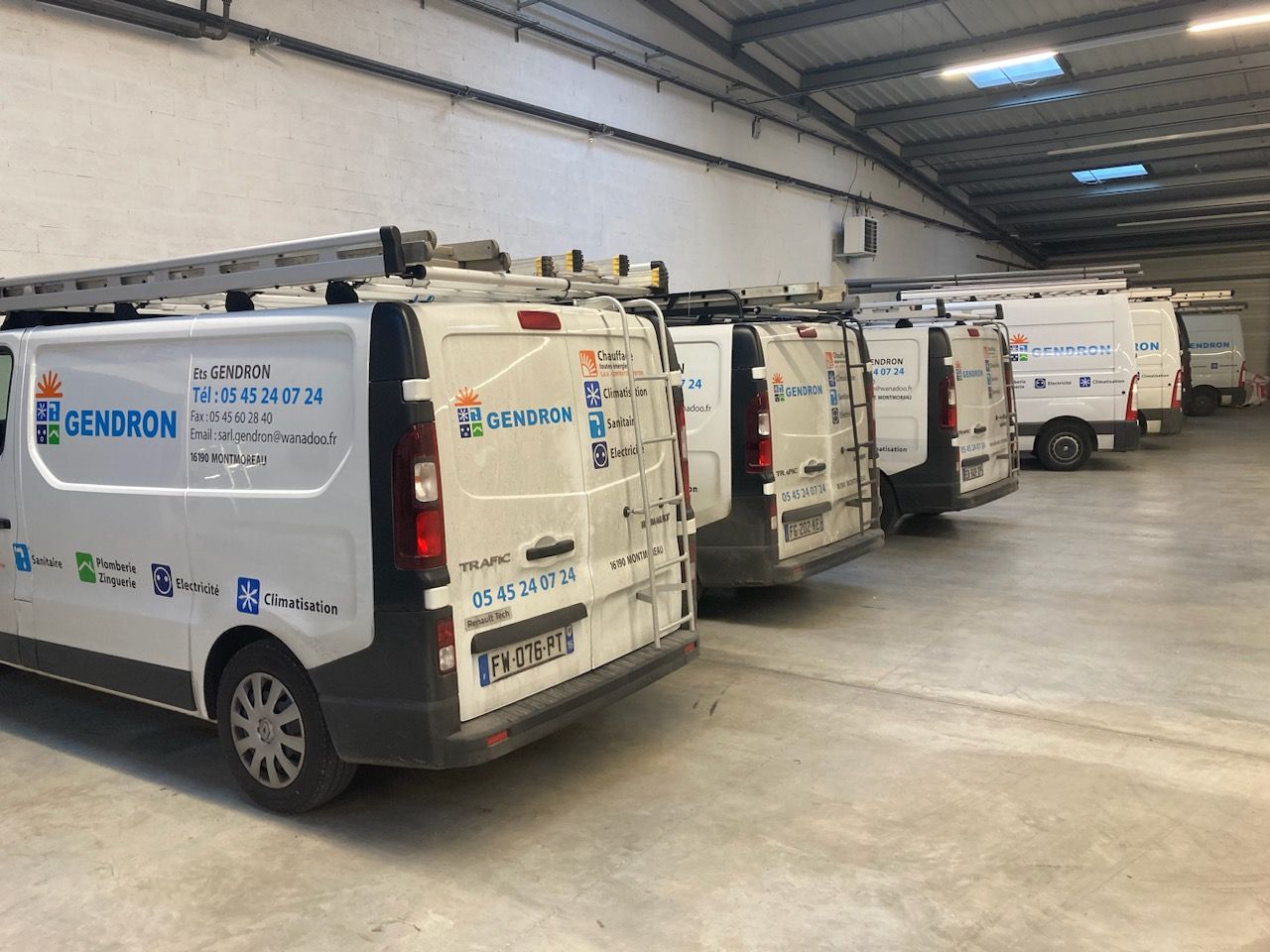 Flotte de camion de l'entrerprise