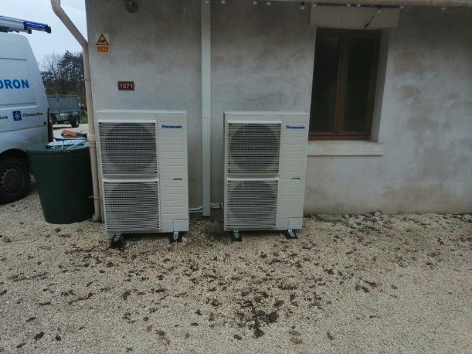 Pompe à chaleur installées en cascade