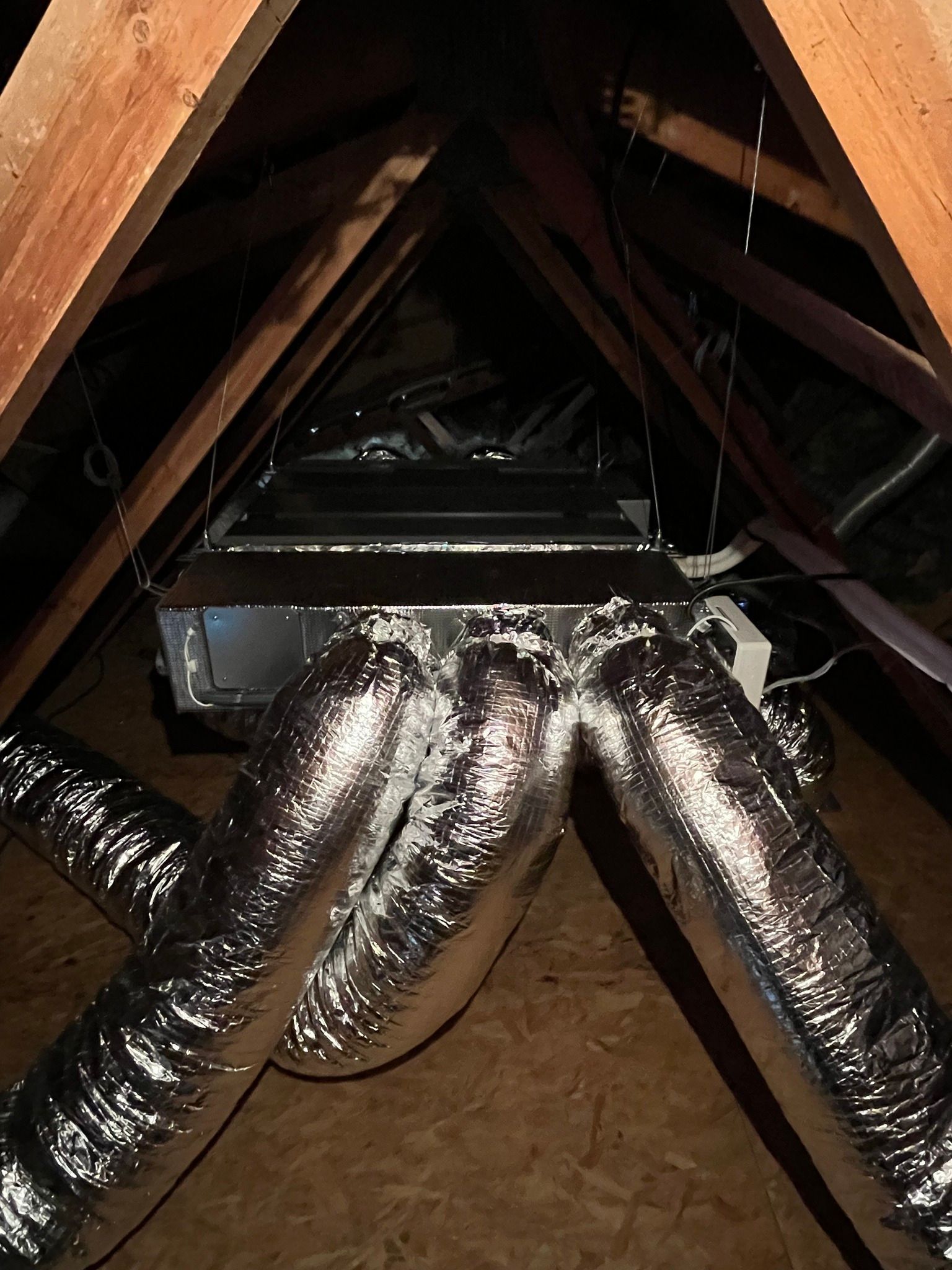Système de ventilation démonté