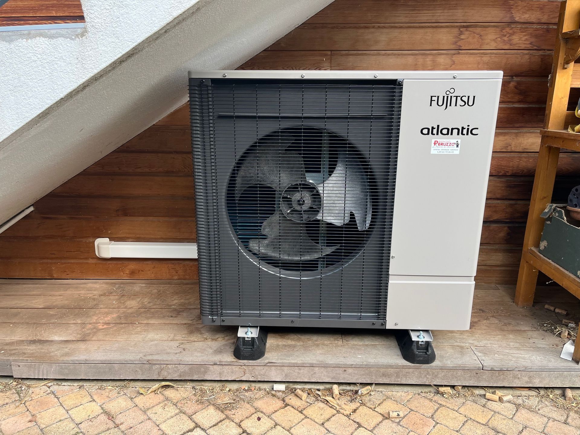 Pompe à chaleur Daikin dans une pièce de vie