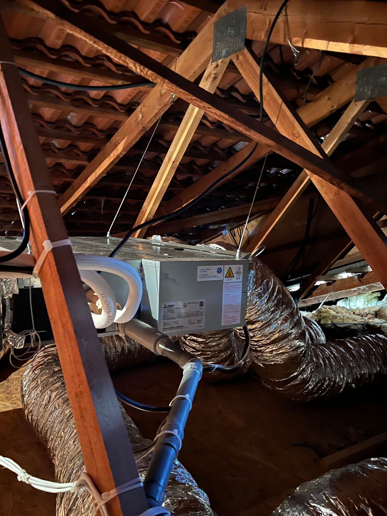 Système de ventilation sous des combles