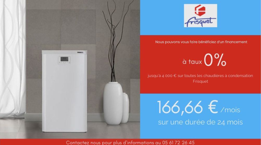 Pub Taux 0 pour Frisquet