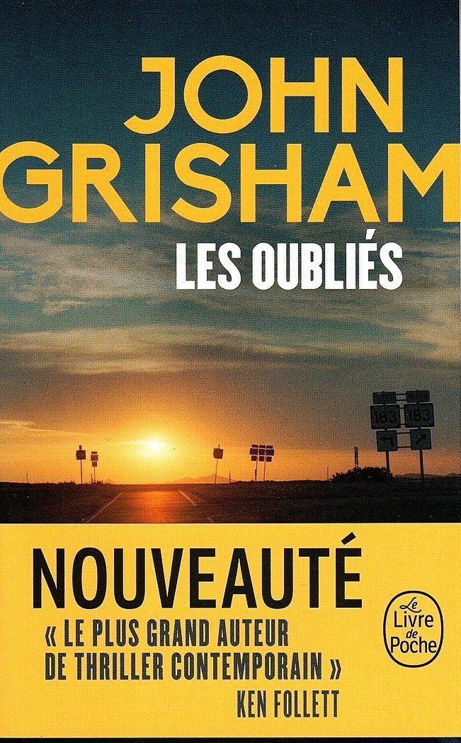 Livre nouveauté de John Grisham