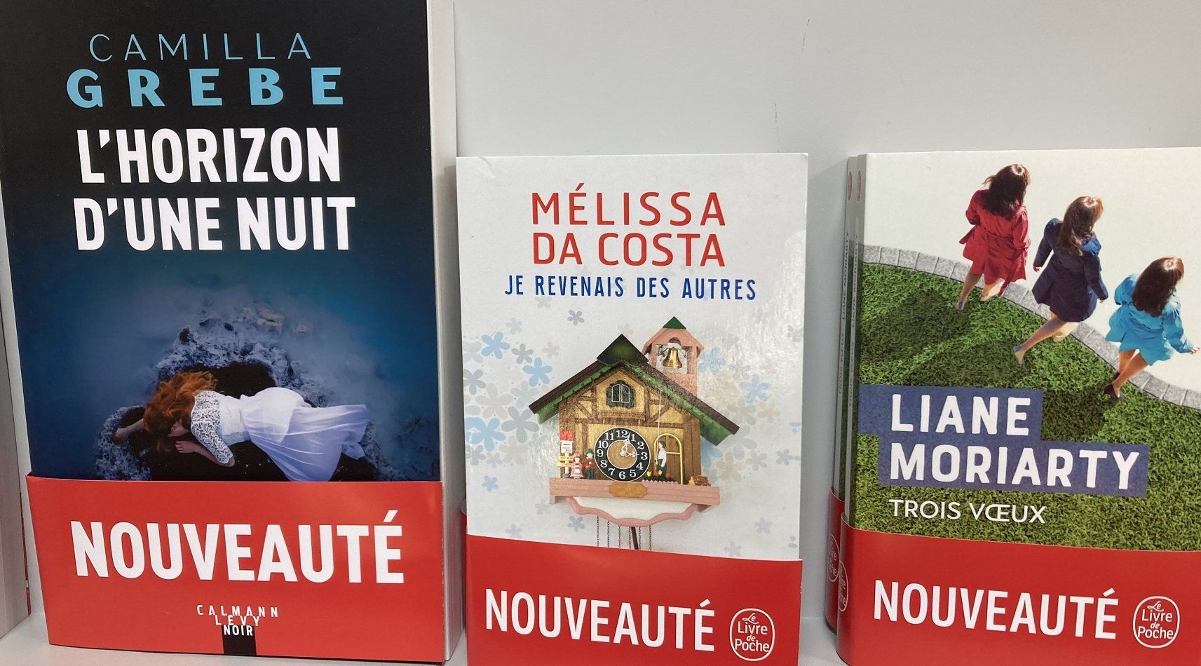 Trois romans nouveautés