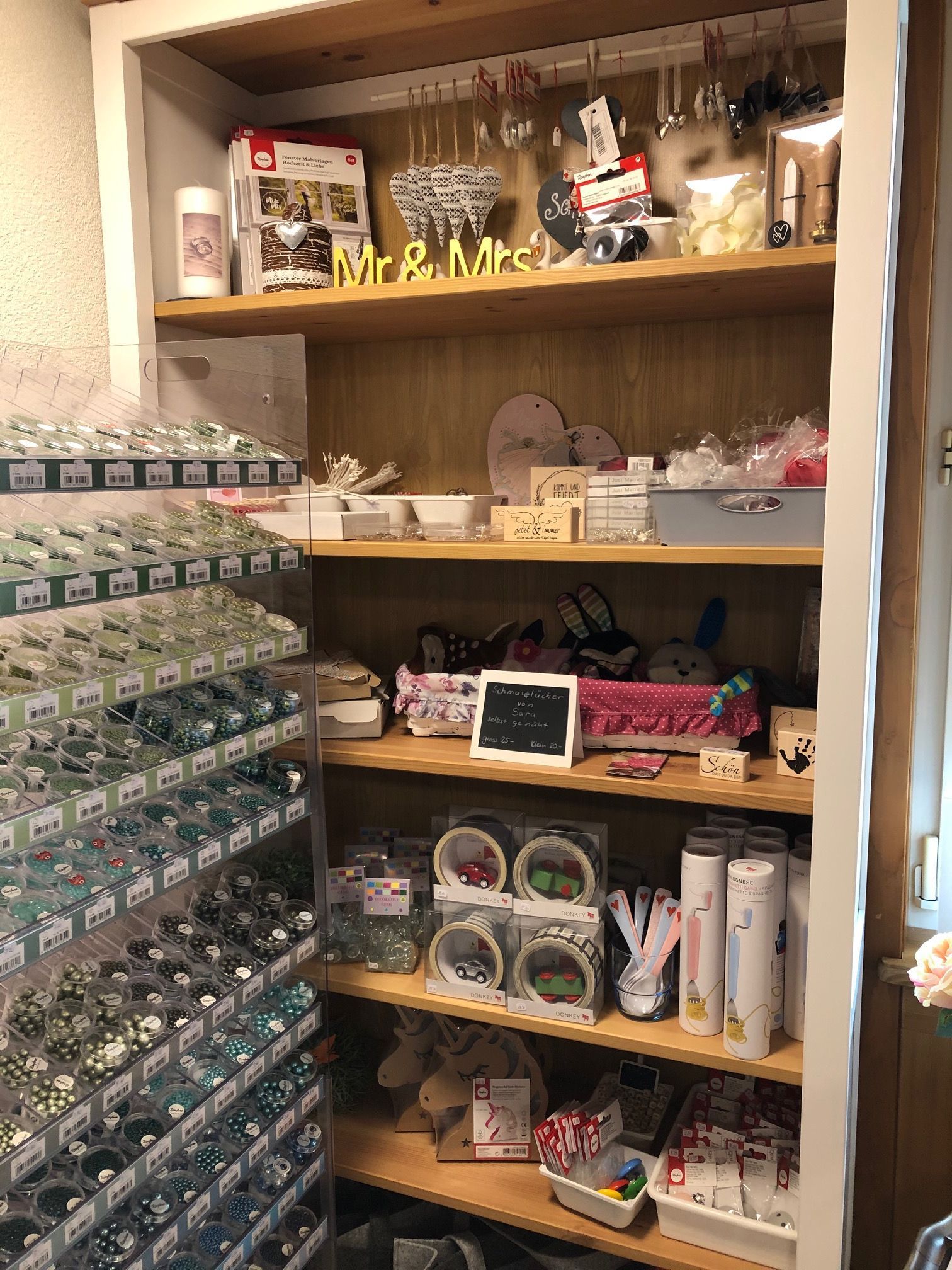 Bastelladen DIY Basteln Deko Material Holz Papier Küssnacht