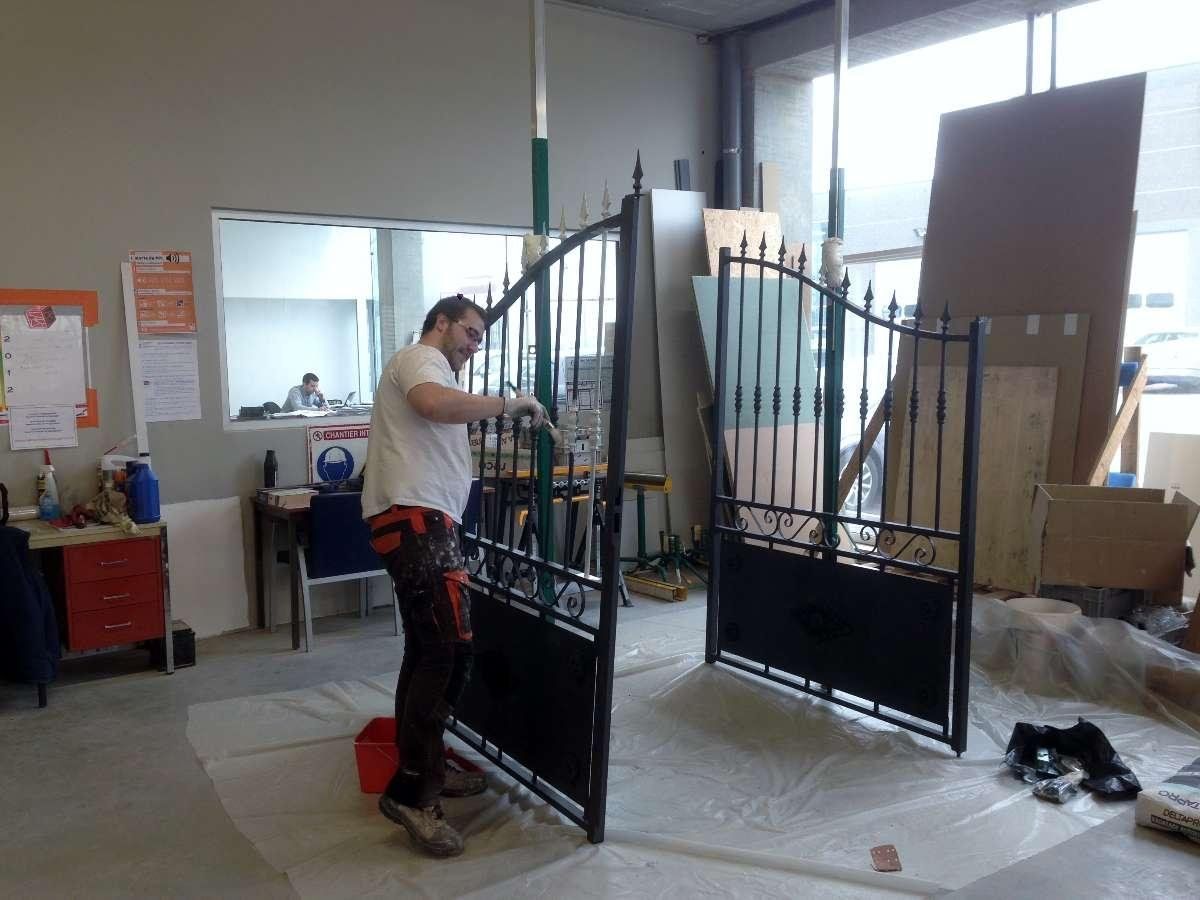 Rénovation d'un portail à notre atelier à Amiens