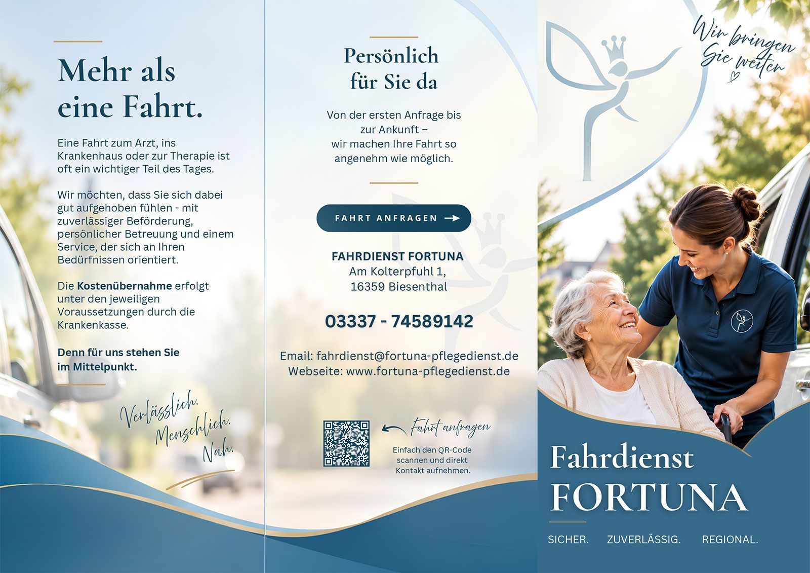 Flyer Fahrdienst