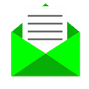 Icon Briefumschlag mit Bleistift