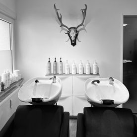Engels Friseure Salon Waschbecken
