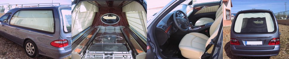 Un collage de tres imágenes de un automóvil que muestra el interior y el exterior.