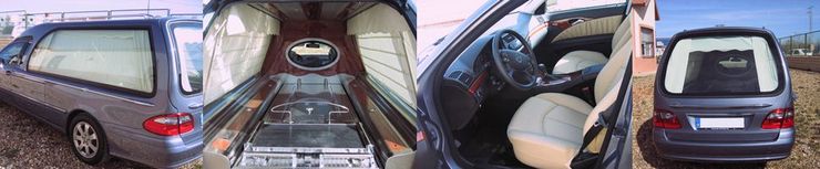 Un collage de tres imágenes de un automóvil que muestra el interior y el exterior.