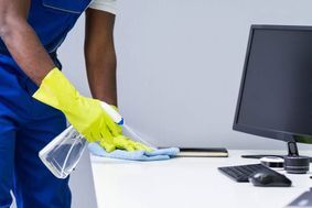 gereinigter Fliesenboden