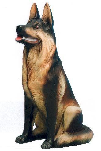 Beeldje zittende hond