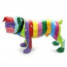 Beeldje gestreepte hond