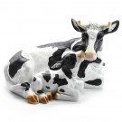 Beeld moederkoe en kalfje