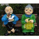 Beeldje oud echtpaar