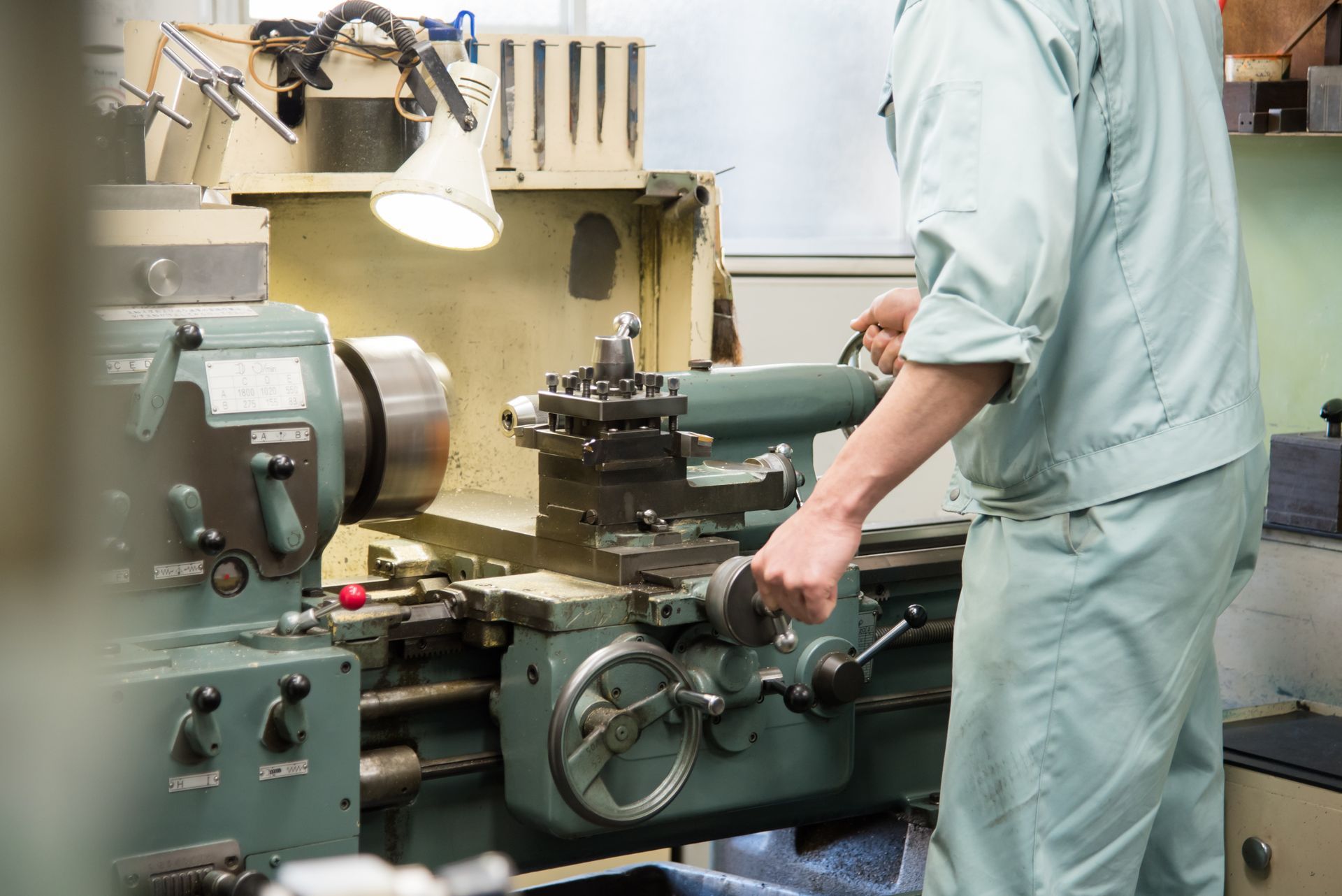 Machine industrielle en panne