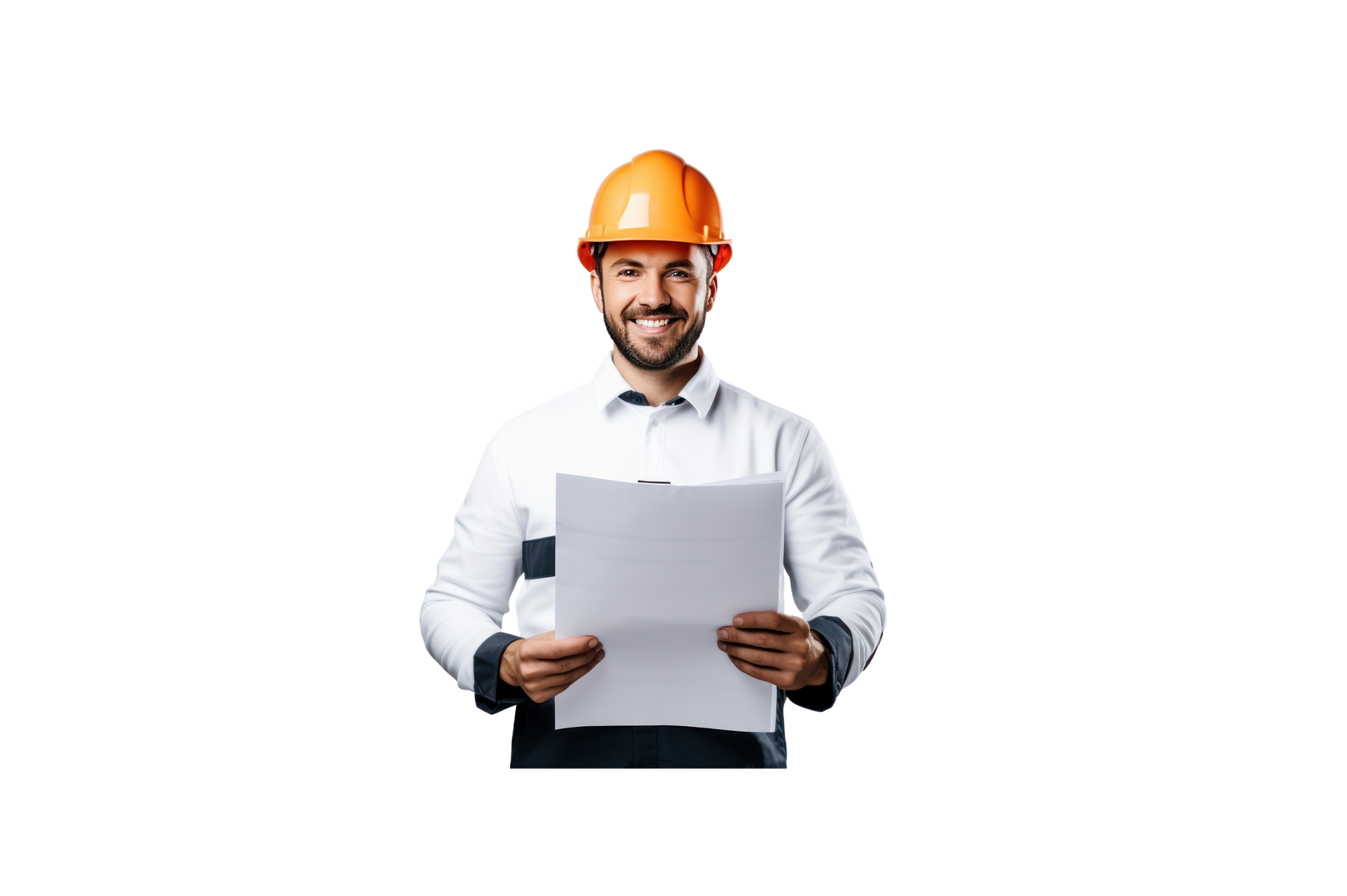 Homme avec un contrat dans les mains