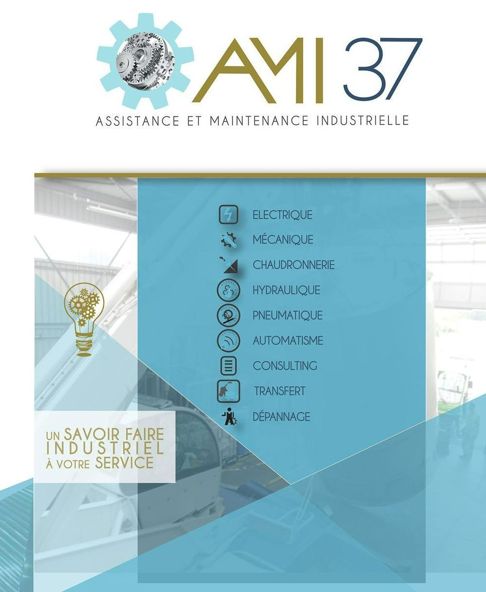 Affichage publicitaire de l'entreprise AMI 37