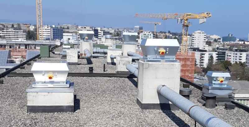 installation de ventilation