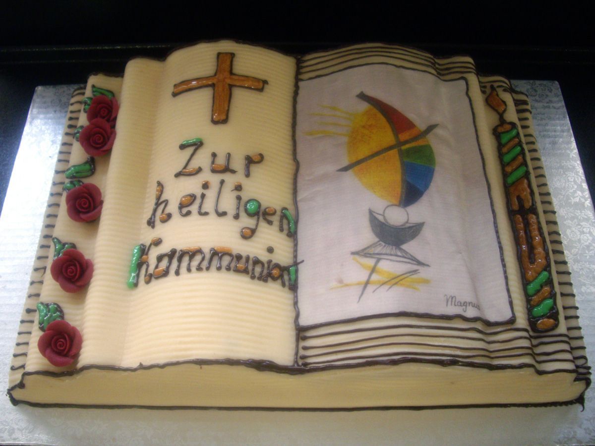 Motivtorte Kommunion – Konditorei & Caféhaus „Markgraf Otto“