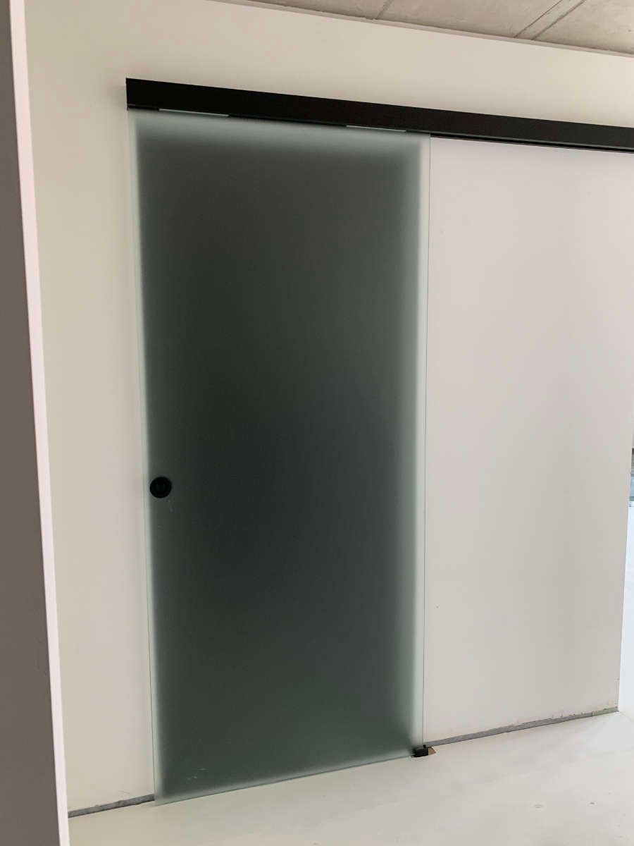 Schiebetür Glas mattiert
