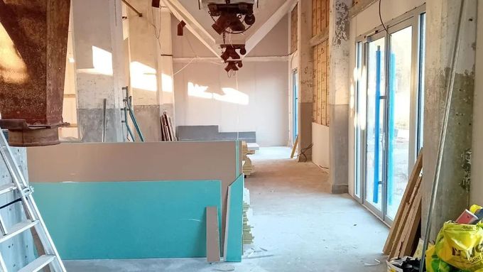 Une pièce en chantier